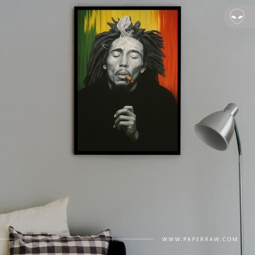 لوحة جدارية بوب مارلي