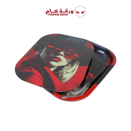 صحن مس روز مع غطاء