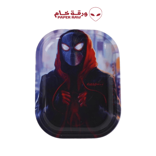 صحن سبايدر مان مع غطاء