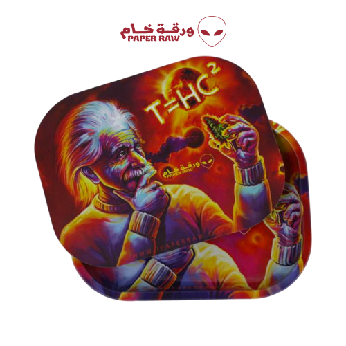 صحن اينشتاين مع غطاء