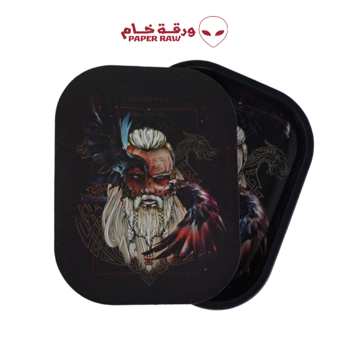 صحن فايكنج مان مع غطاء