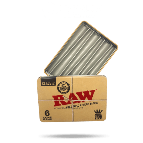 علبة راو المعدنية لحفظ المخاريط