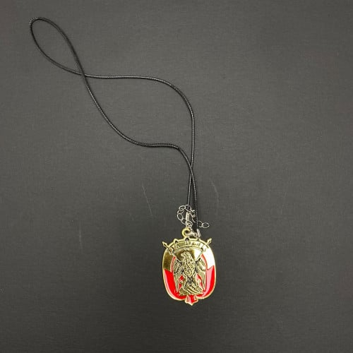 تعليقة شعار أبوظبي ذهبي