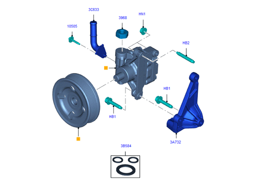 علبة دركسون فوقاني رنجر 16/11