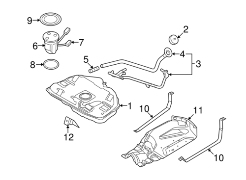 عوامة بنزين كاملة فيوجن/ميلان 09/06