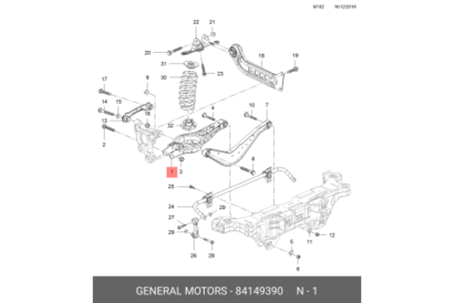 مقص خلفي تحتاني ياي ماليبو 23/16⭐⭐⭐
