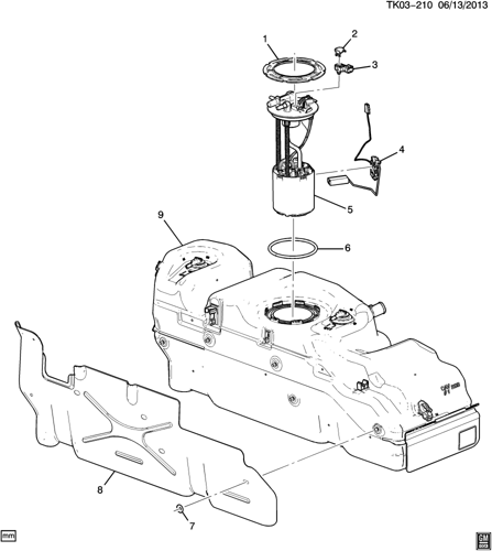 عوامة بنزين كاملة جمس/سيرا/شفر/سلفرادو 07/05⭐⭐⭐