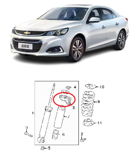كرسي مساعد خلفي ماليبو 25/16