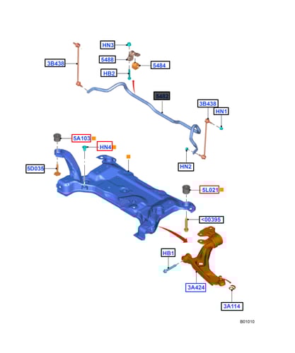 مسمار توازن امامي فوكس 18/12⭐⭐⭐