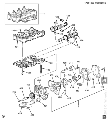 طرمبة زيت AST/CT6XTS/بليزر/اكاديا/كولرادو/امبالا/ت...