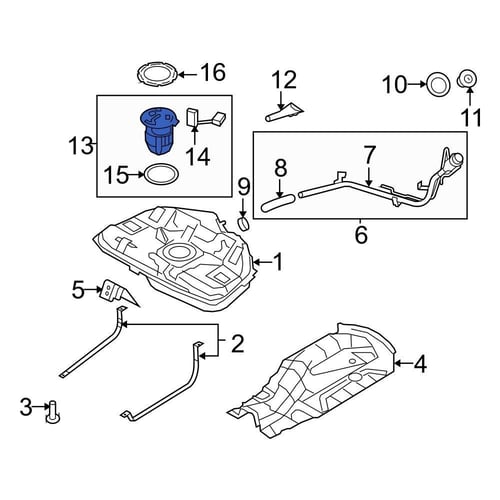 عوامة بنزين كاملة فيوجن/ميلان 12/10