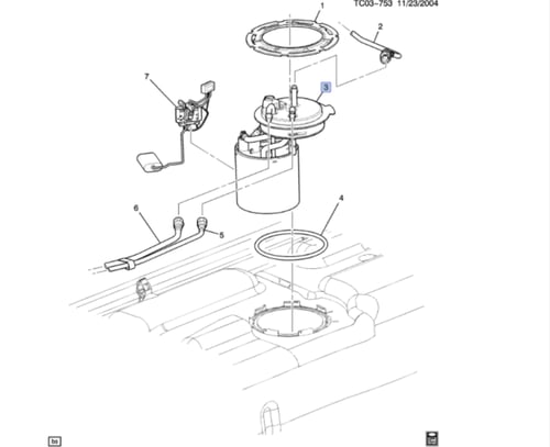 عوامة بنزين كاملة جمس/سوبربان/يوكن/تاهو 08/07⭐⭐⭐