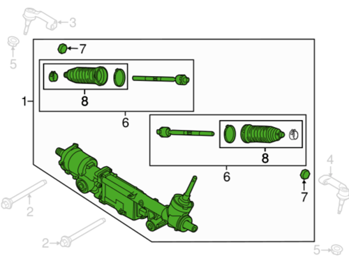 علبة دركسون تحتاني F150/فورد 14/11