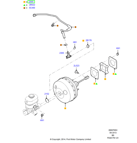 باكم فرامل اكسبديشن /F150/لينكون نفقيتر 14/10