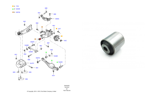 جلدة دنقل مقص خلفي MKX/ايدج 14/11⭐⭐⭐