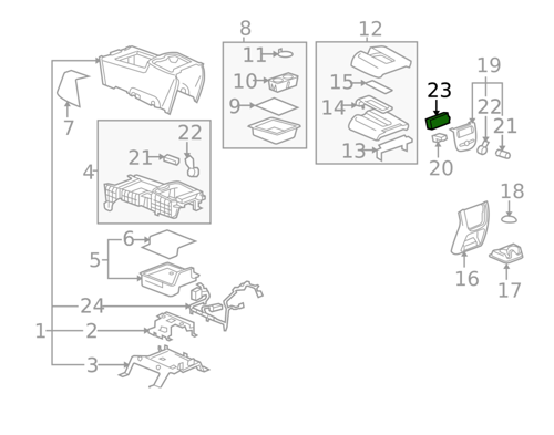 مفتاح مكيف خلفي جمس/سوبربان/يوكن/تاهو 14/07 ⭐⭐⭐