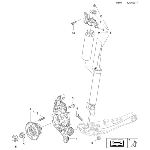 كرسي مساعد خلفي ماليبو 25/16