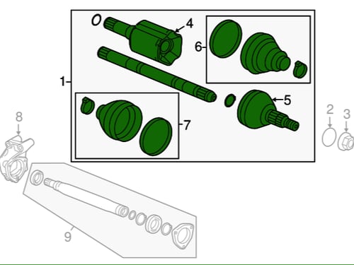 عكس امامي XTS/ماليبو/امبالا 20/13⭐⭐⭐