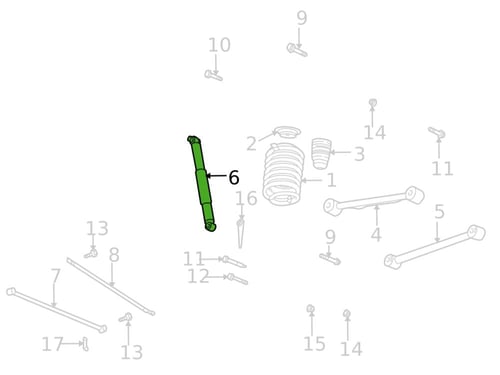 مساعد خلفي MKZ/فيوجن/ميلان 12/10⭐⭐⭐