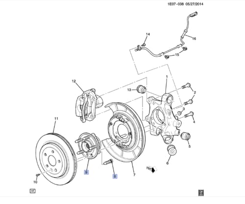 فلنجة خلفي CTS/كومارو 15/10 طلب مسبق⭐⭐⭐