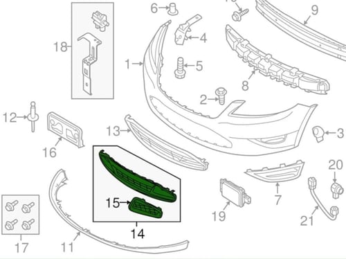 شبك صدام امامي تورس 19/13