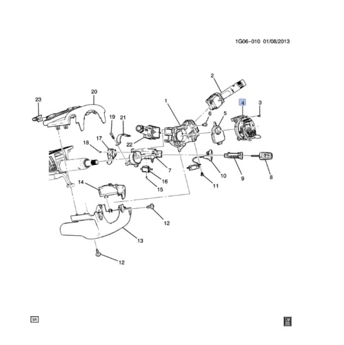 حساس دركسون SRX/كومارو/ايكنوس/ماليبو/سونك/ترين 12/...