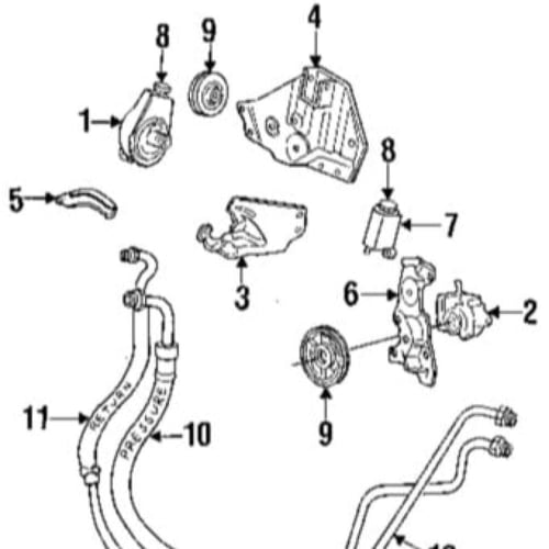 بكرة علبة دركسون كرايسلر/ دودج/بليموث 00/90⭐⭐⭐