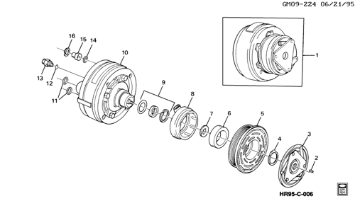 كمبروسر مكيف جمس/سوبربان/شفر 94/89 قصير