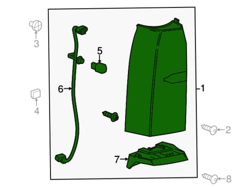 اسطب خلفي جمس/سوبربان/يوكن 20/15