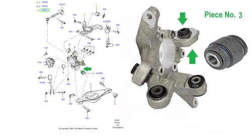 جلدة دنقل فلنجة خلفي تورس/فليكس/اكسبلور 19/11⭐⭐⭐
