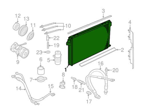 رديتر مكيف فورد 05/03