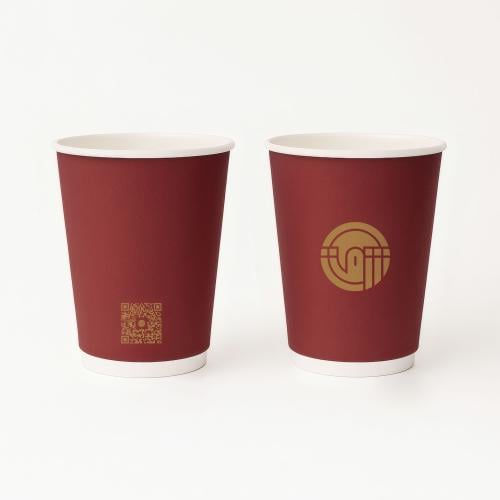 اكواب مقاس 12 اونص - 20 كوب لون مارون