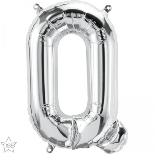 FOIL SMALL LETTER SILVER (عدد 5 قطع) Q