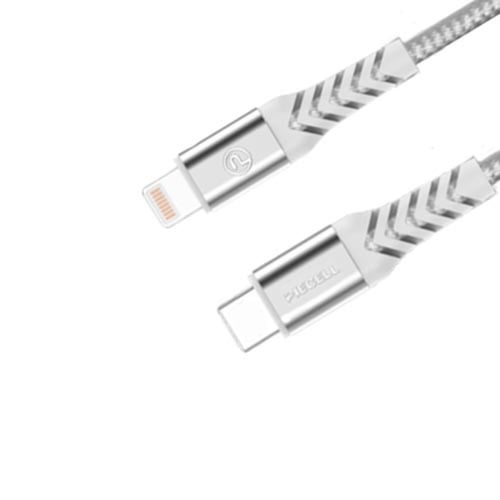 وصلة تايب سى ايفون قماش معتمد من ابل طول 1 متر ابي...