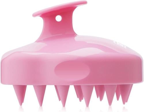 فرشاة شامبو لتدليك فروة الرأس مع شعيرات سيليكون-ور...