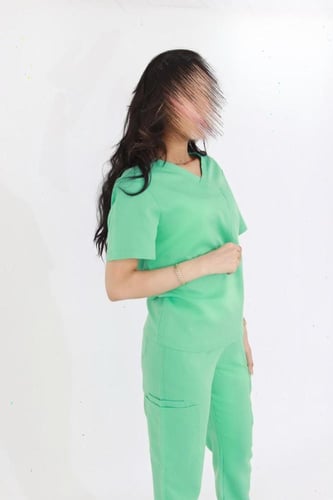 سكراب نسائي اخضر فاتح