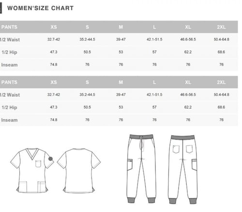 سكرب ازرق نسائي