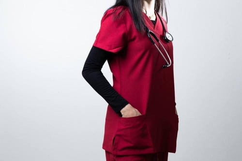 سكراب نسائي احمر