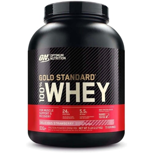 واي جولد ستاندرد 100% 5 باوند Whey Protein