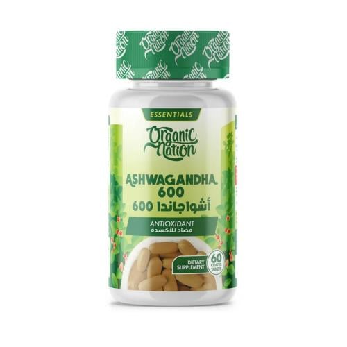 Organic Nation Ashwagandha 600 - 60 Tablets