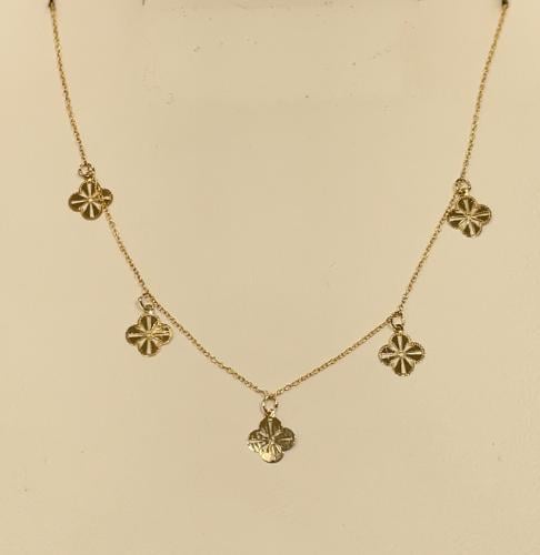 عقد ذهب عيار 18 الوزن 0.60