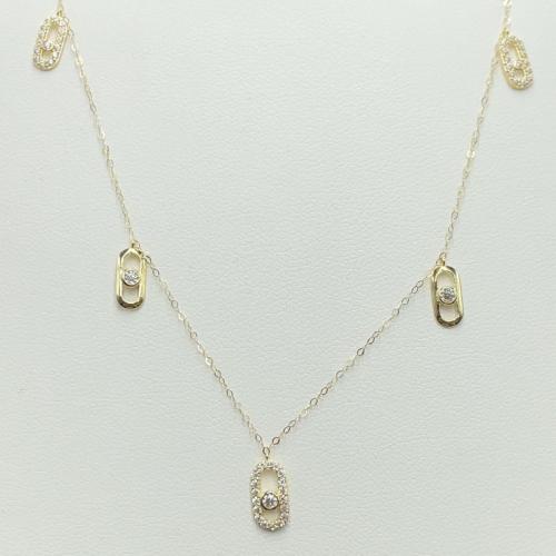 عقد شوكر ذهب عيار 18 الوزن 1.05..