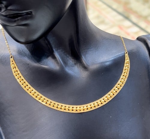 عقد ذهب شوكر عيار 21الوزن 4.11