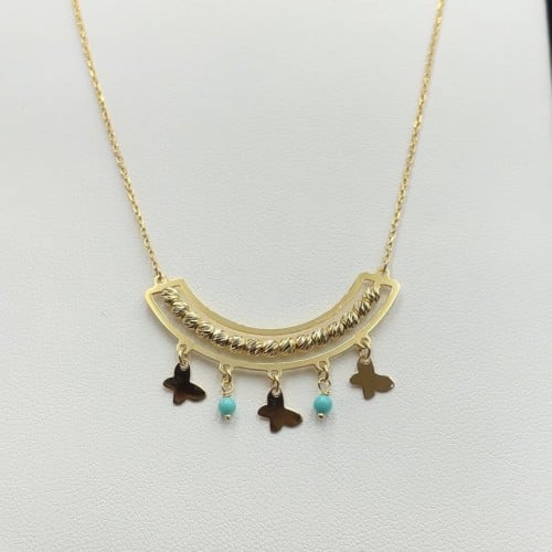 عقد ذهب عيار 18الوزن 3.56