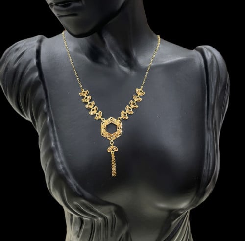 عقد ذهب عيار21 وزن5.1