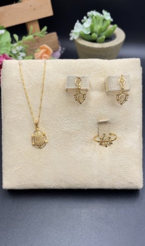 نص طقم ذهب عيار 21الوزن 4.63