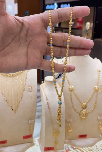 سبحه ذهب عيار21 وزن 18.81