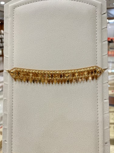 عقد ذهب مزنط رمش العروس وزن14.47