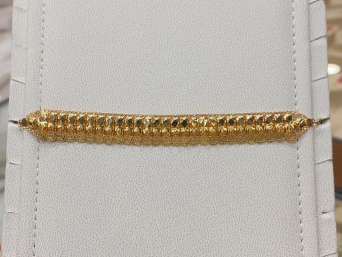 عقد ذهب مزنط رمش العروس وزن11.1