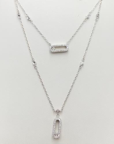 عقد ( دورين ) فضه تصميم الماس